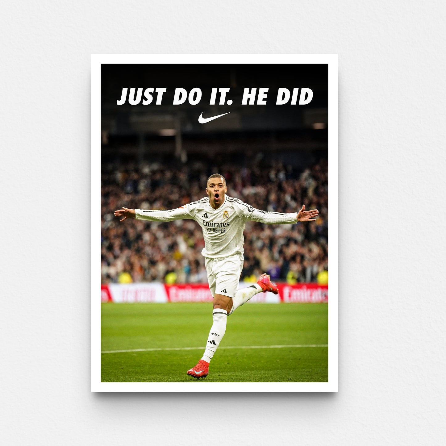 פוסטר אמבפה- just do it he did