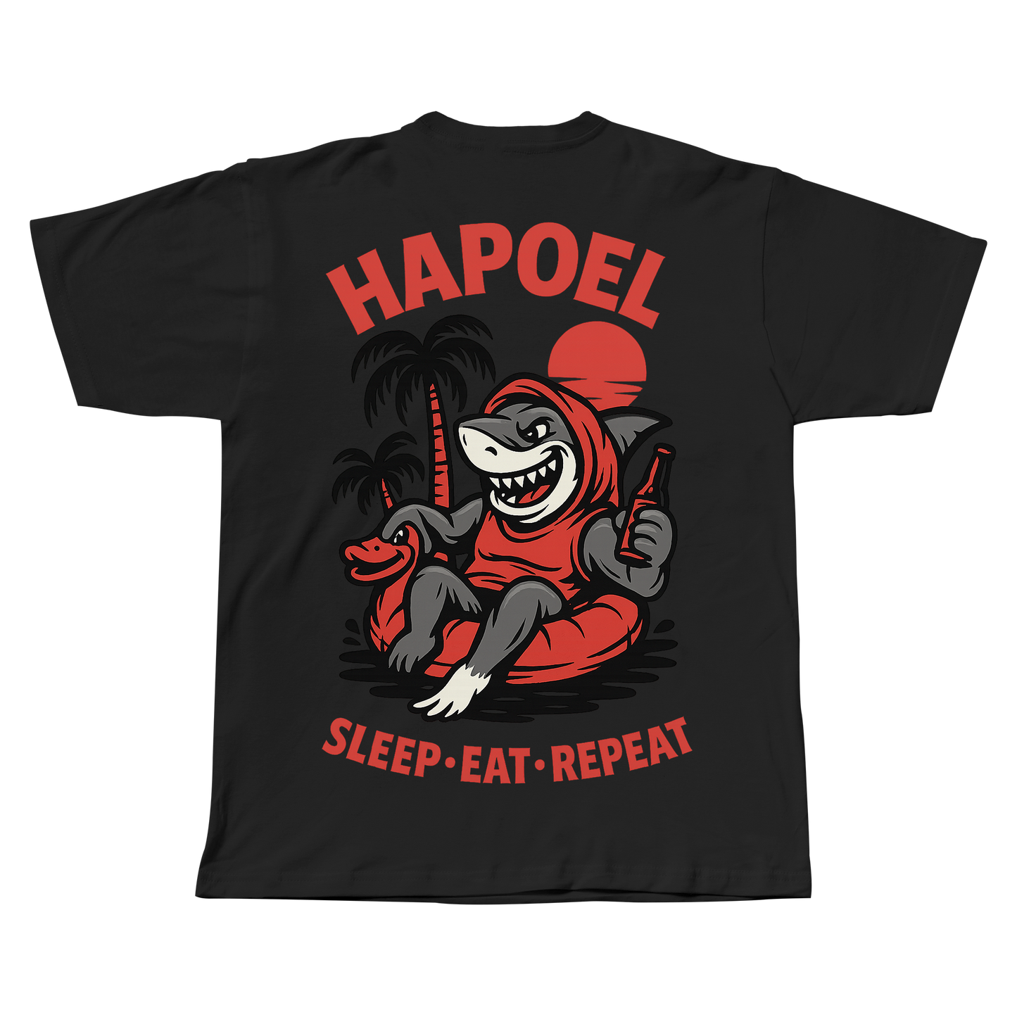 חולצת טי שירט -HAPOEL EAT SLEEP REPEAT
