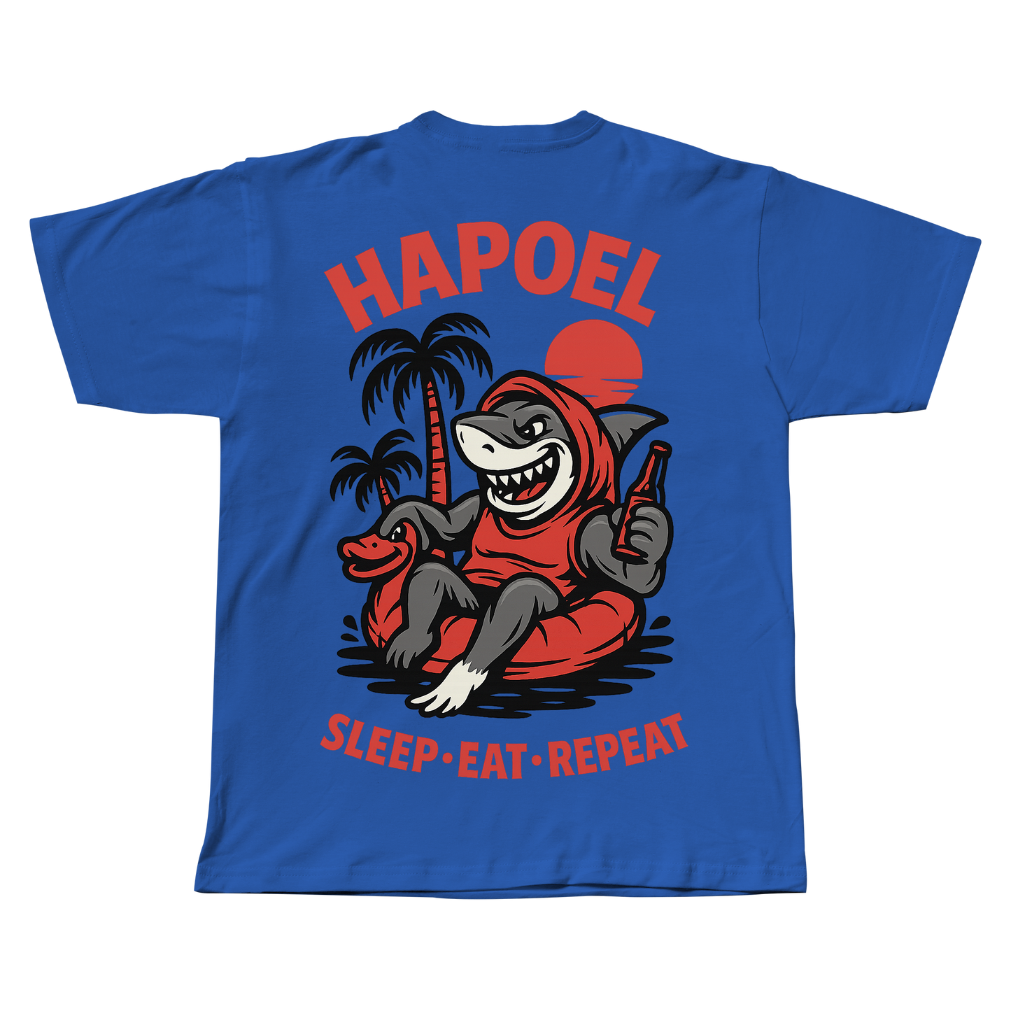 חולצת טי שירט -HAPOEL EAT SLEEP REPEAT