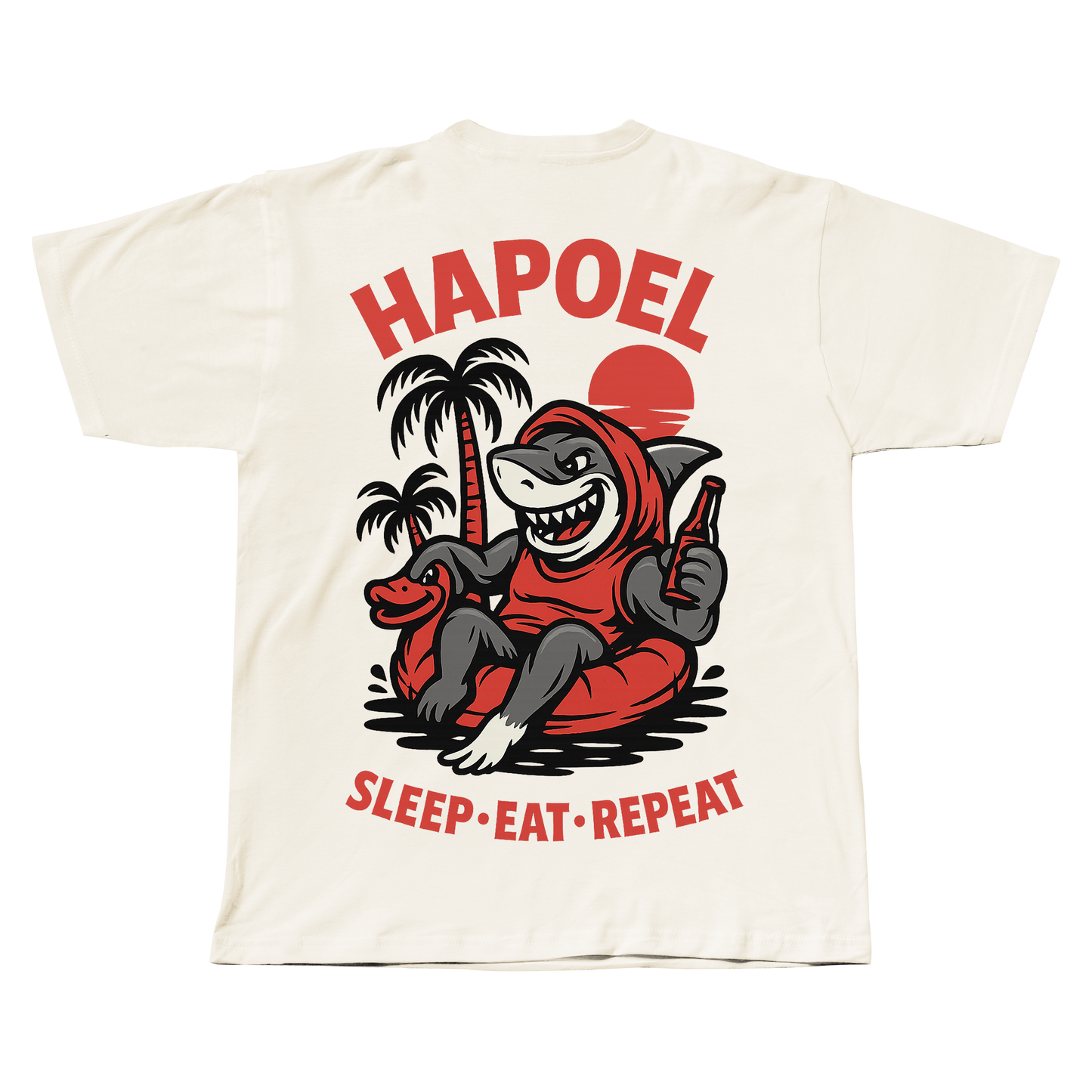 חולצת טי שירט -HAPOEL EAT SLEEP REPEAT