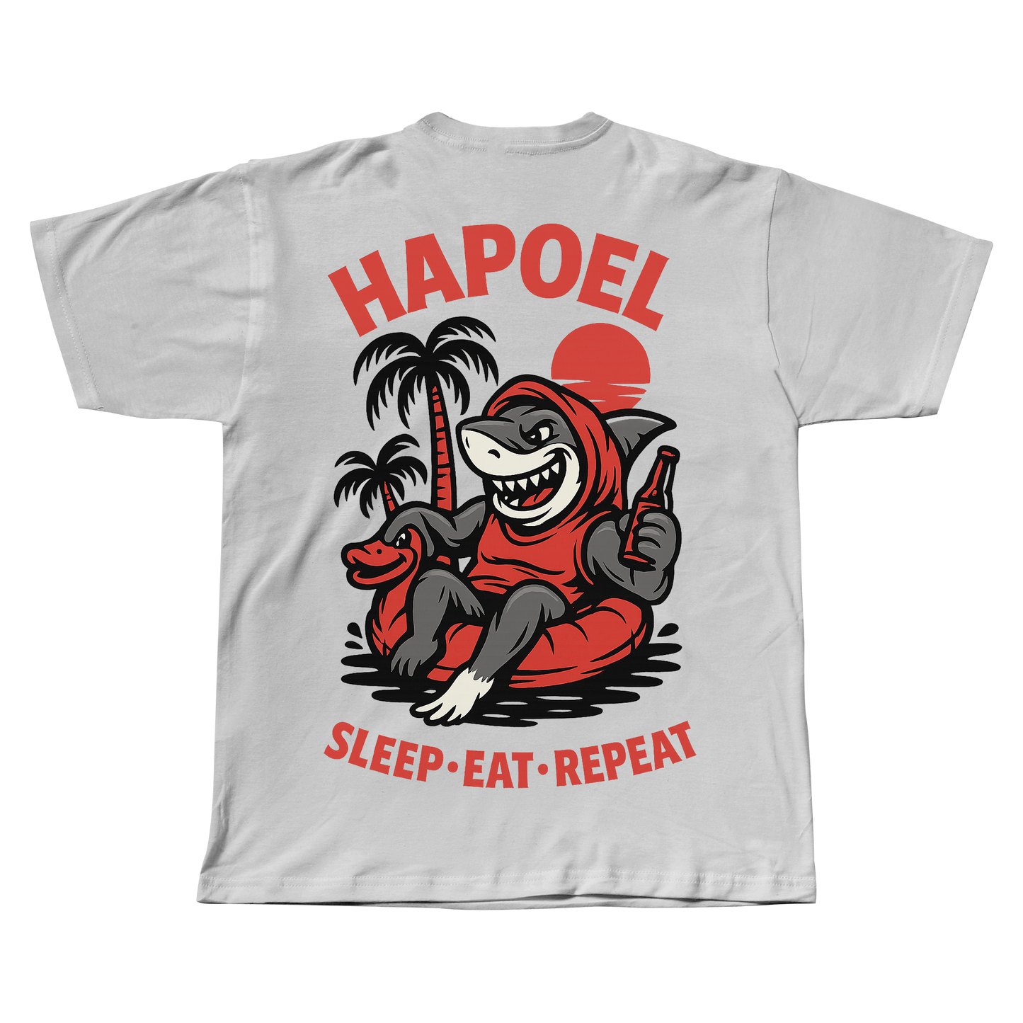 חולצת טי שירט -HAPOEL EAT SLEEP REPEAT
