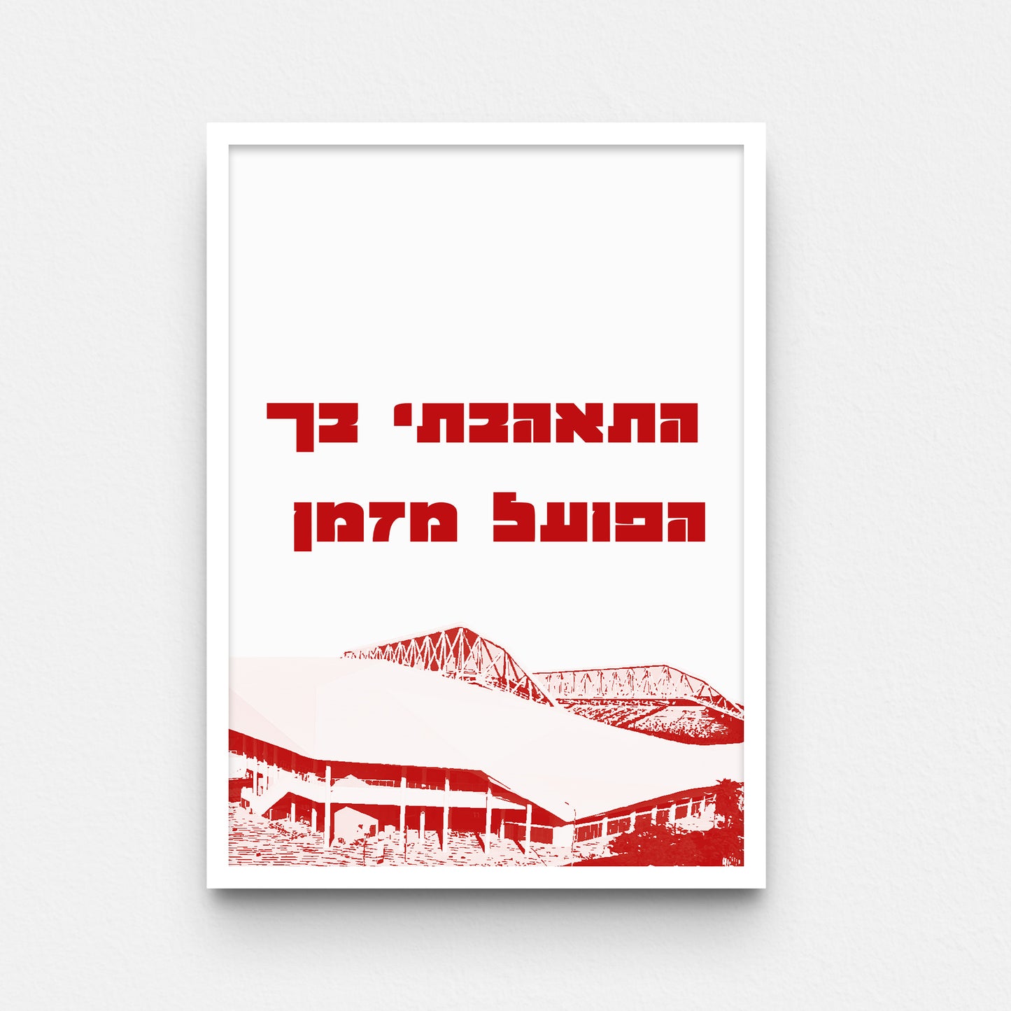 פוסטר- התאהבתי בך הפועל מזמן