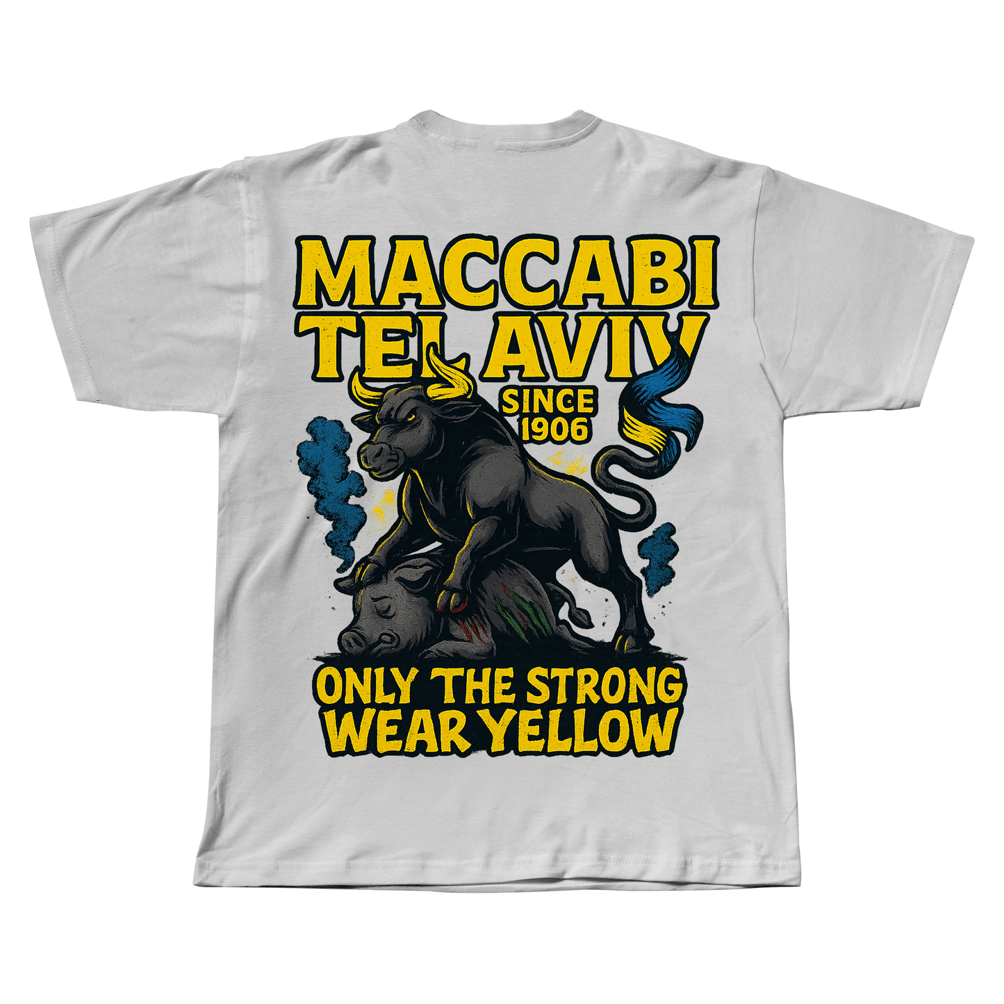 חולצת טי שירט - ONLY THE STRONG WEAR YELLOW
