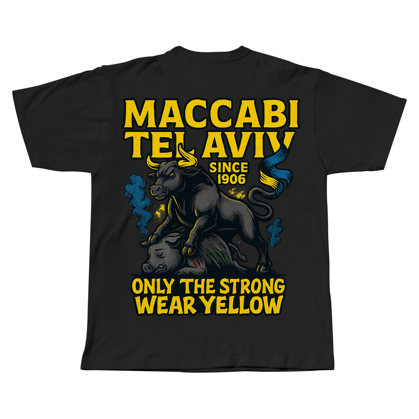 חולצת טי שירט - ONLY THE STRONG WEAR YELLOW