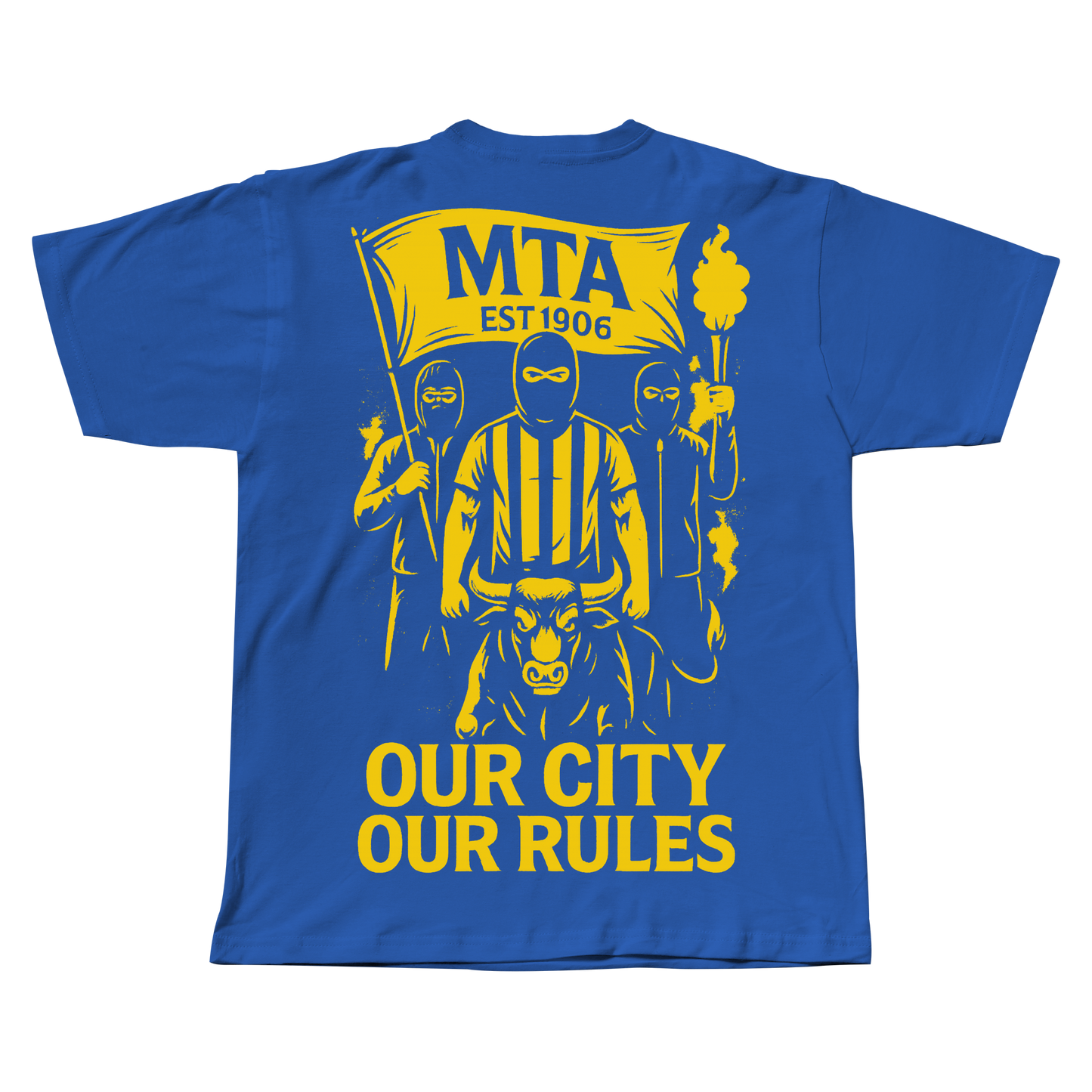 חולצת טי שירט - OUR CITY OUR RULES