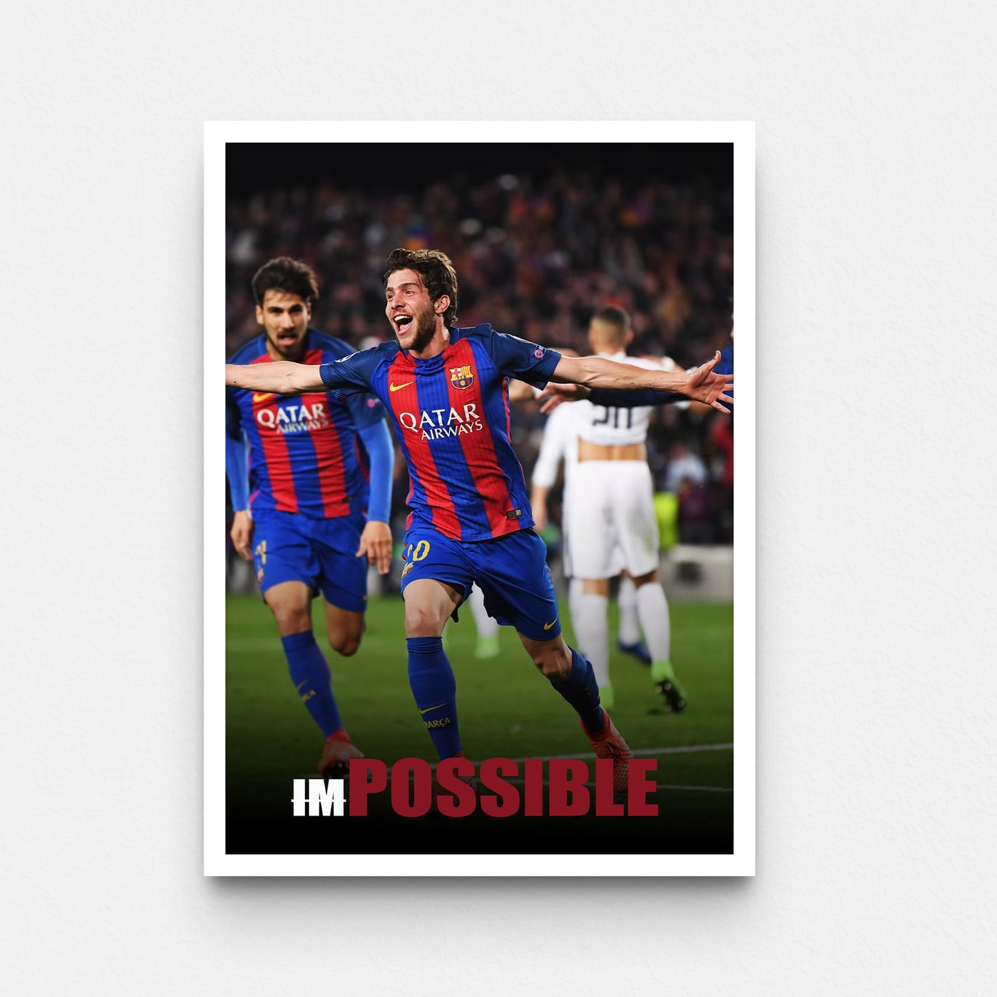 פוסטר סרגיו רובטרו- ברצלונה 6-1