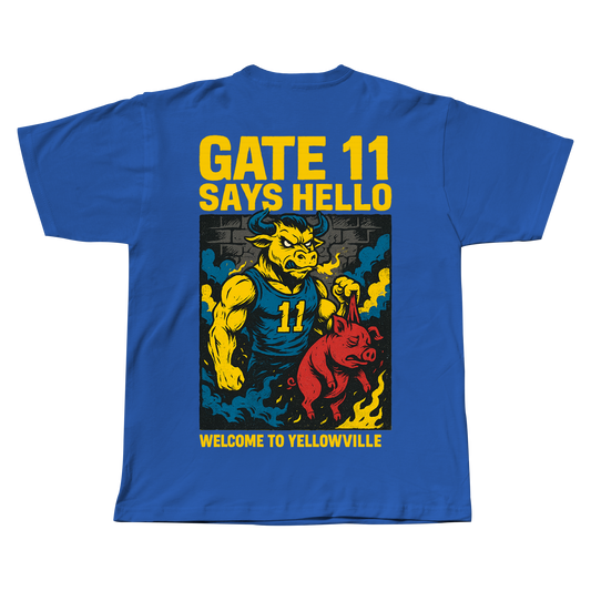 חולצת טי שירט - GATE 11 SAYS HELLO