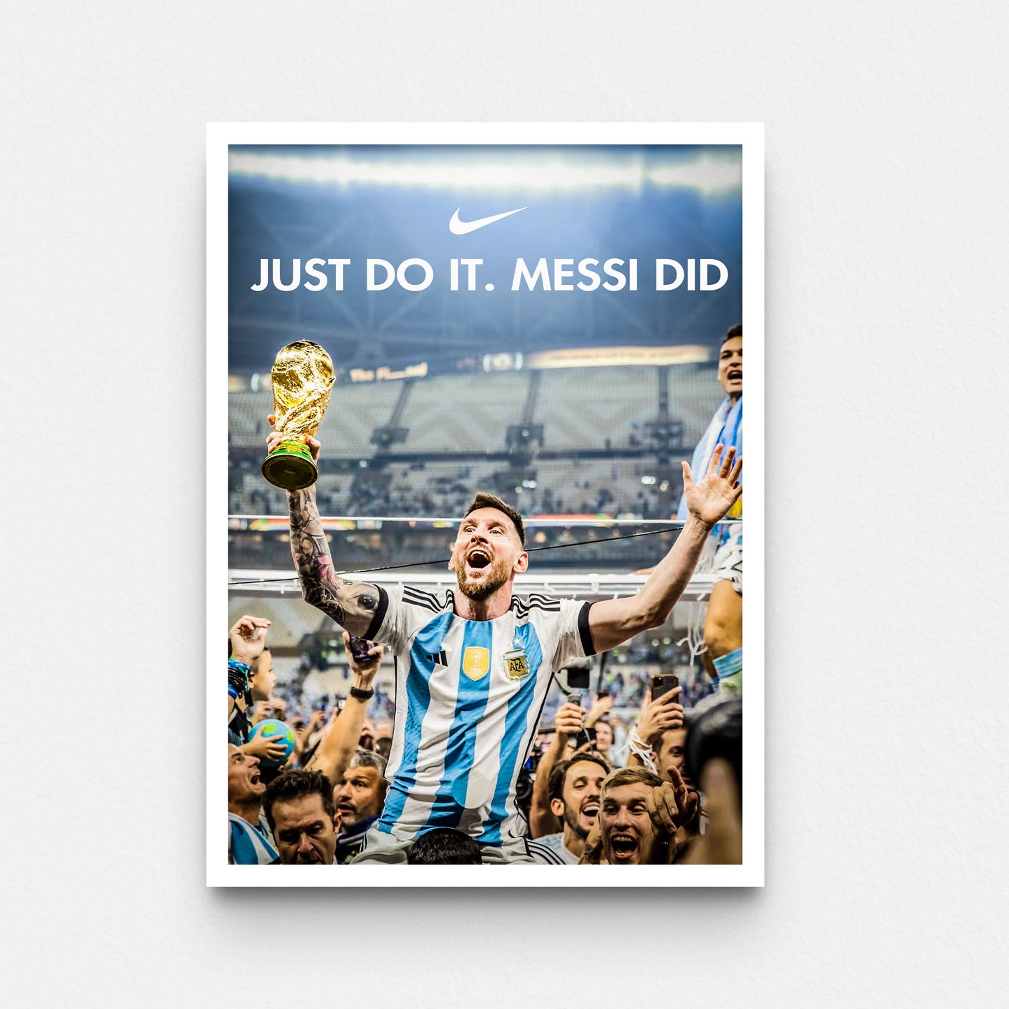 פוסטר מסי- just do it messi did