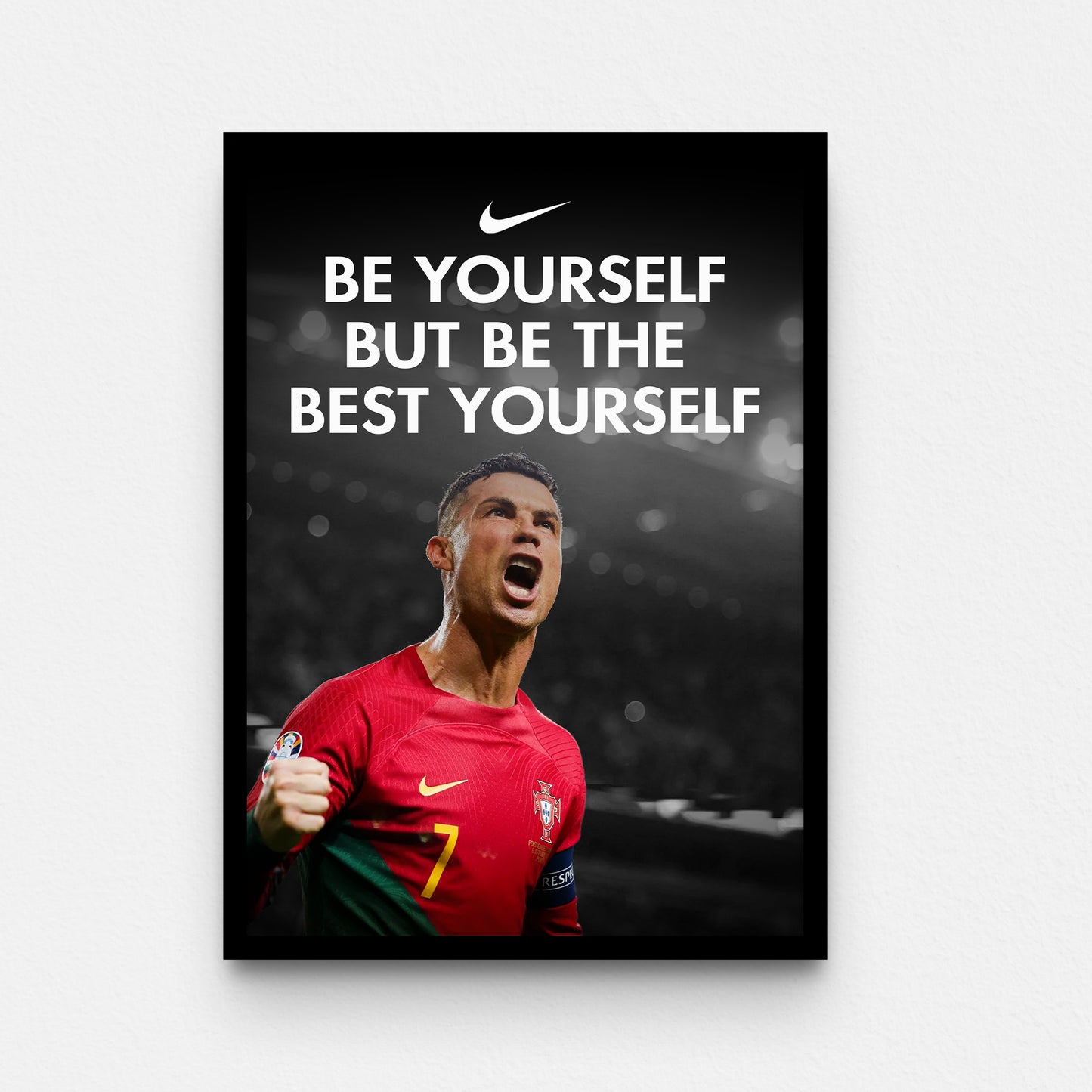 פוסטר רונאלדו- be yourself but be the best yourself