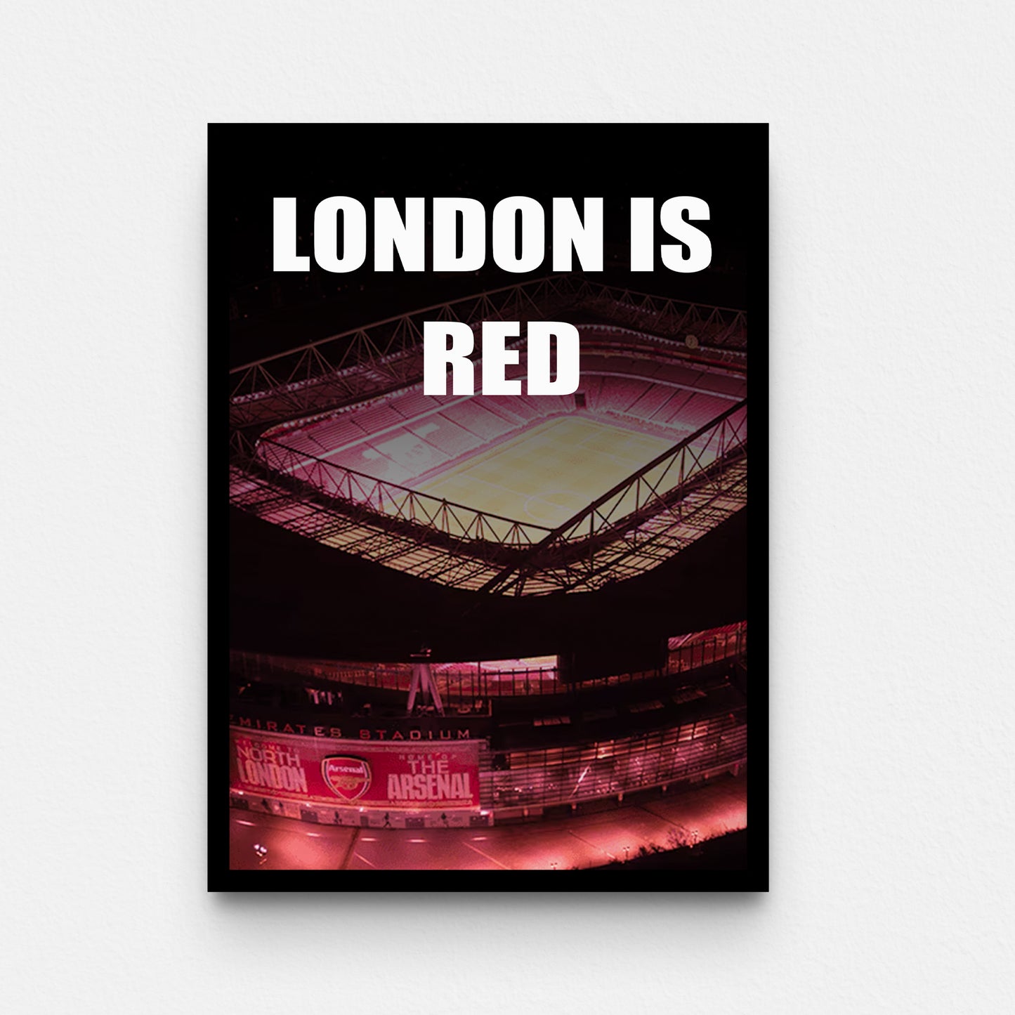 פוסטר ארסנל- london is red