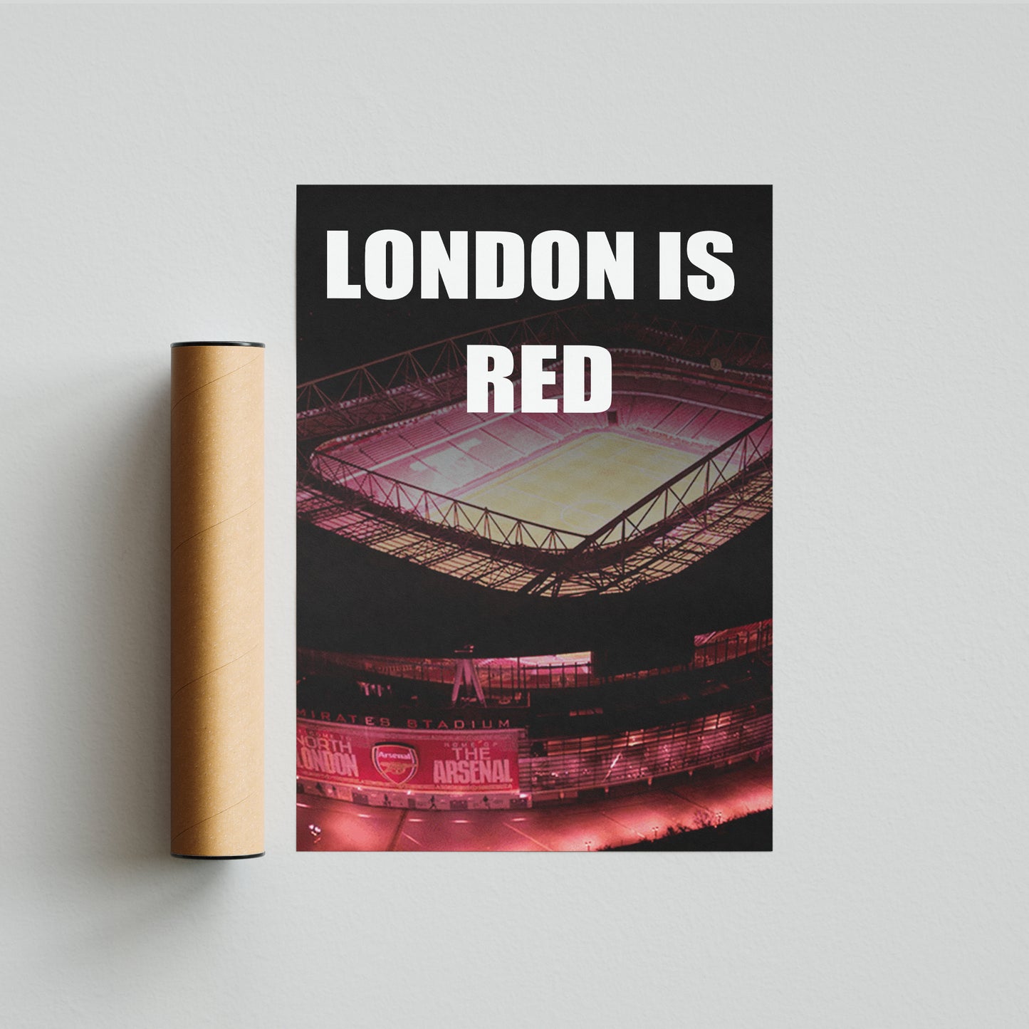 פוסטר ארסנל- london is red