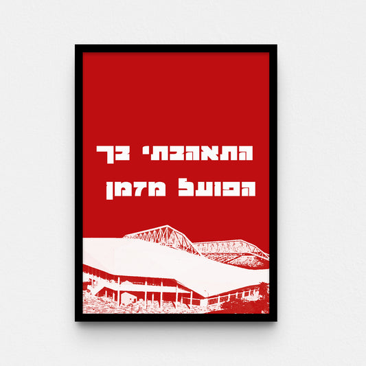 פוסטר- התאהבתי בך הפועל מזמן