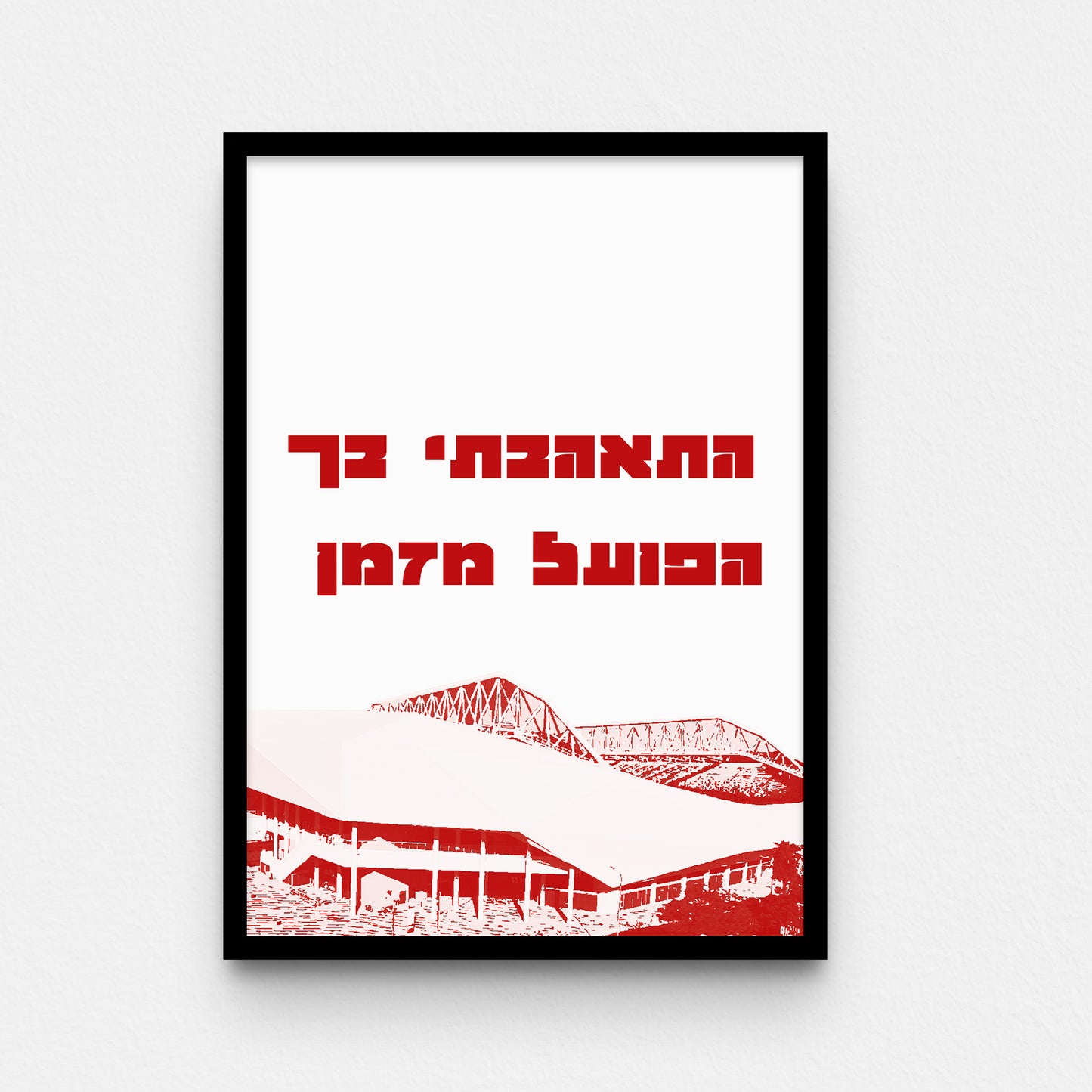 פוסטר- התאהבתי בך הפועל מזמן