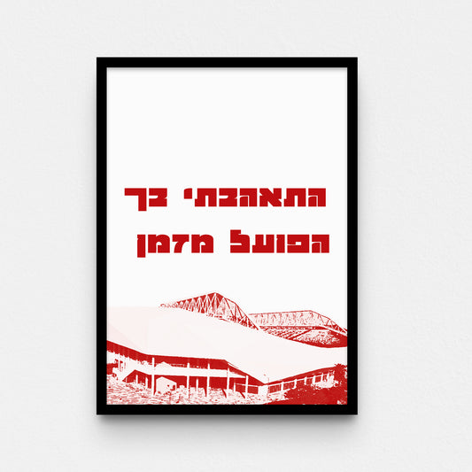 פוסטר- התאהבתי בך הפועל מזמן