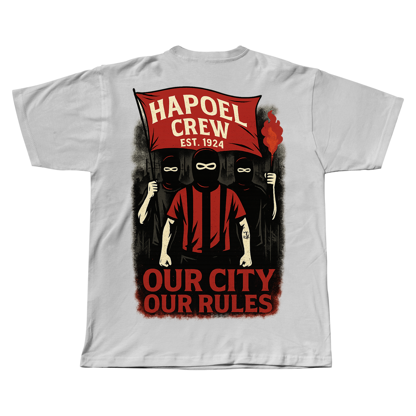 חולצת טי שירט - OUR CITY OUR RULES