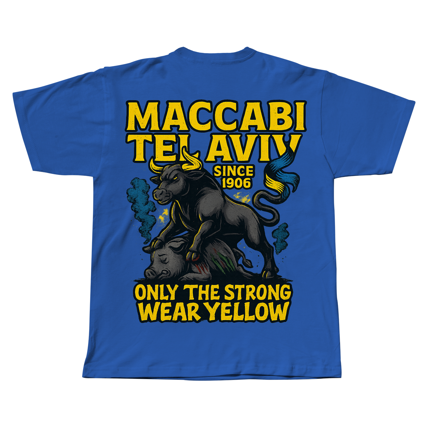 חולצת טי שירט - ONLY THE STRONG WEAR YELLOW