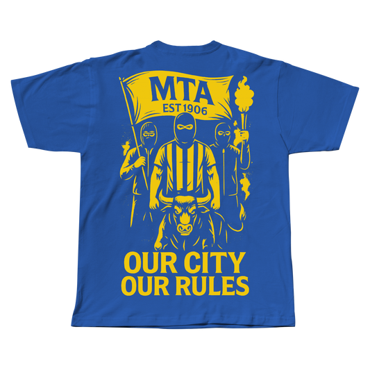 חולצת טי שירט - OUR CITY OUR RULES