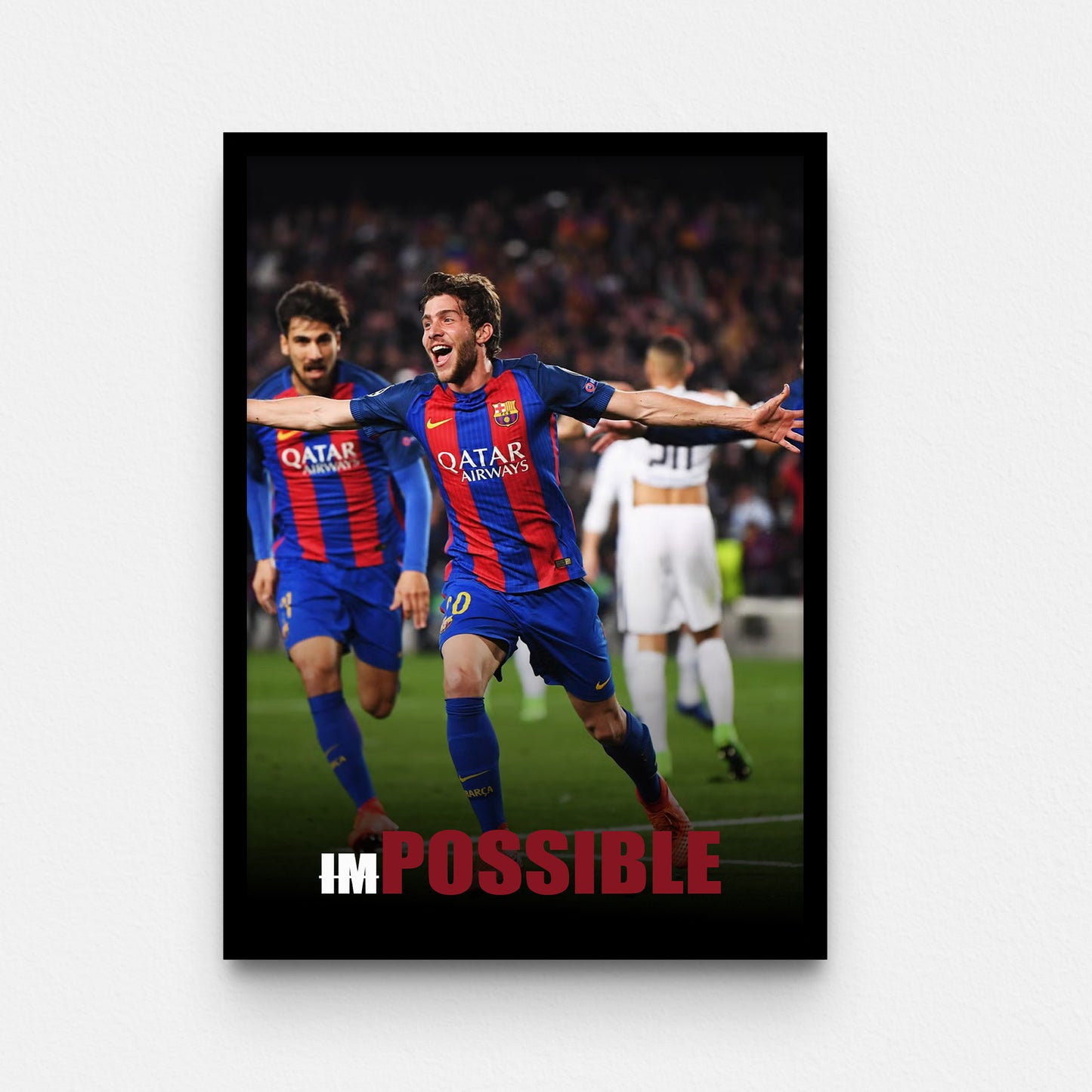 פוסטר סרגיו רובטרו- ברצלונה 6-1