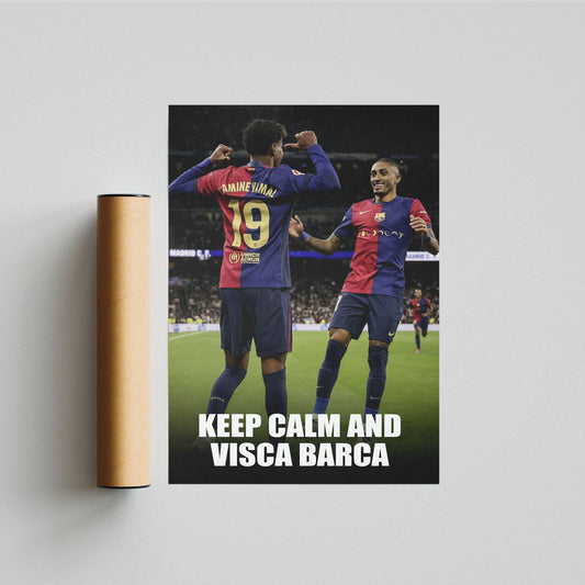 פוטסר- keep calm and visca barca