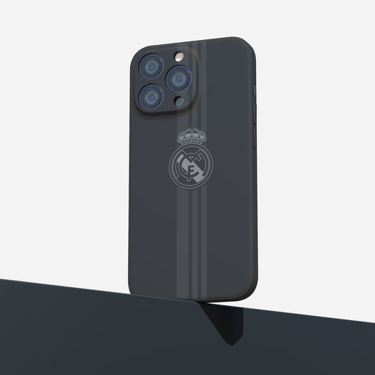 כיסוי לטלפון ריאל מדריד - סמל שחור אפור