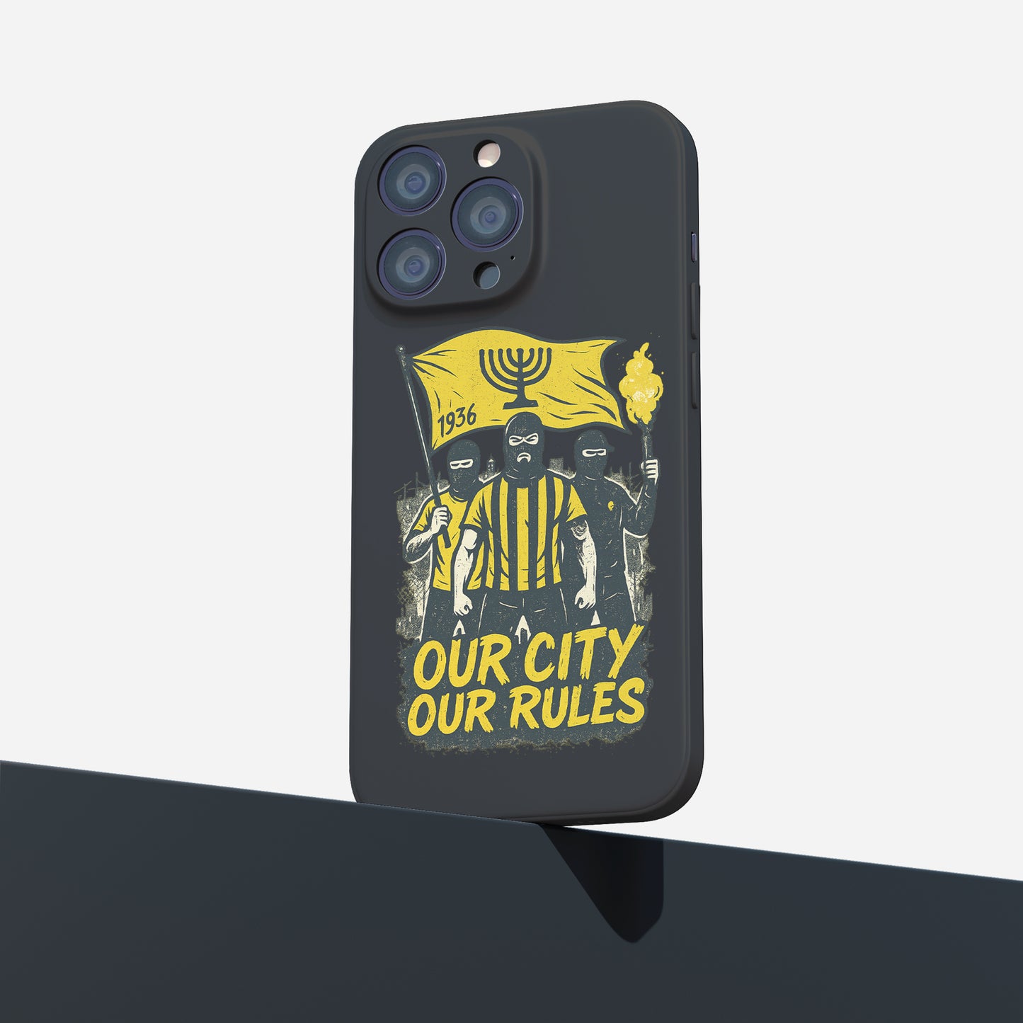 כיסוי לטלפון- OUR CITY OUR RULES