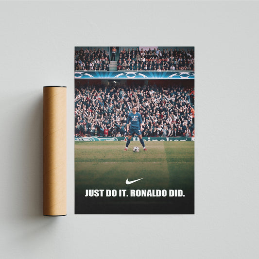 פוסטר רונאלדו- just do it ronaldo did